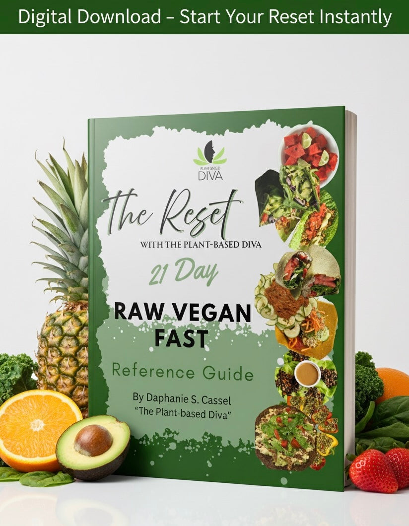 The Reset- 21 Day Raw Vegan Fast Reference Guide