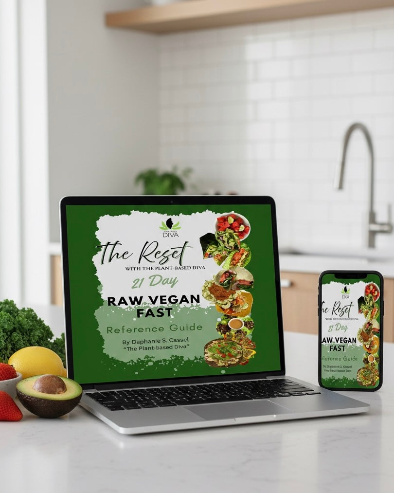 The Reset- 21 Day Raw Vegan Fast Reference Guide
