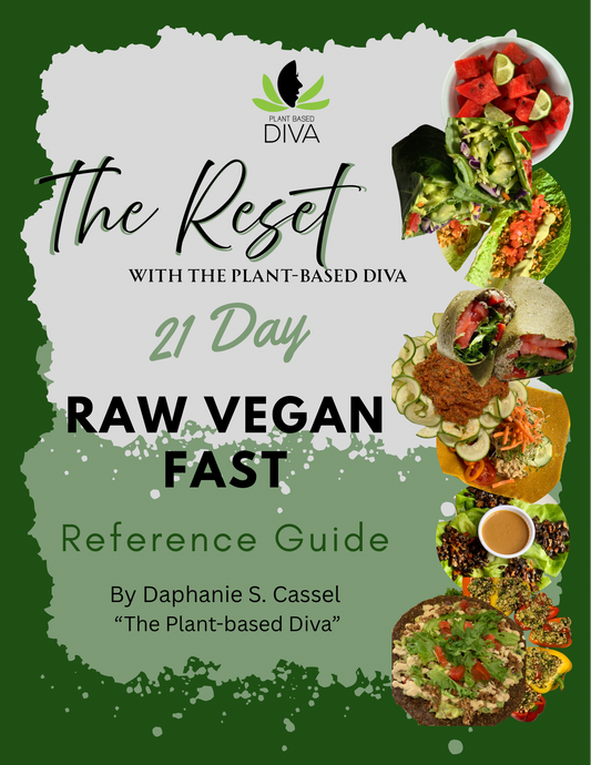 The Reset- 21 Day Raw Vegan Fast Reference Guide